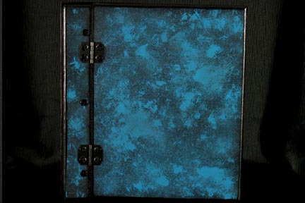 Blue Splash Memory Book
