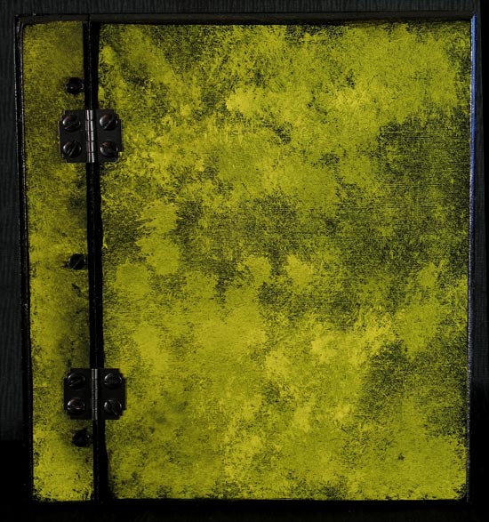Green Splash Wood Portfolio / Scrapbook / Memory Book